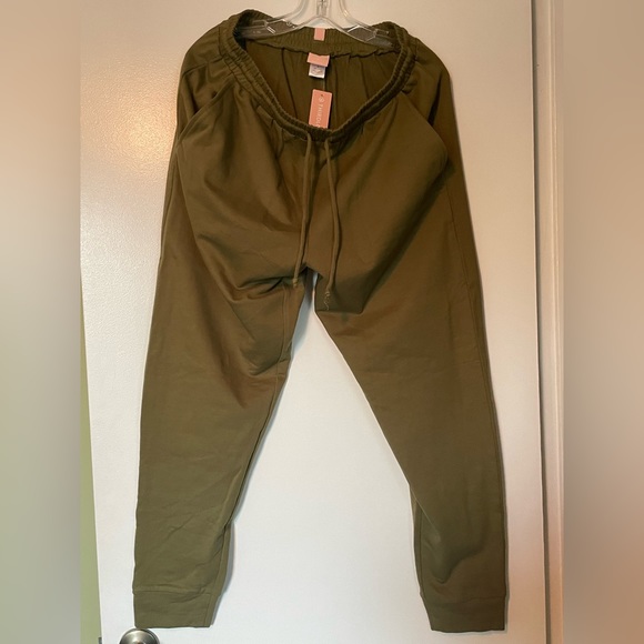 ThirdLove Olive Green Weekend Terry Set XL - Picture 5 of 6